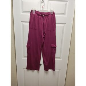 Woman Within Maroon Medium Sweatpants